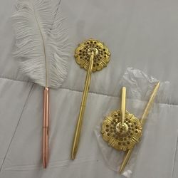Wedding Pens - Marriage License/Guest book. Brand New 