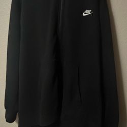 Men’s Black Nike Zips Up Hoodie 3xl
