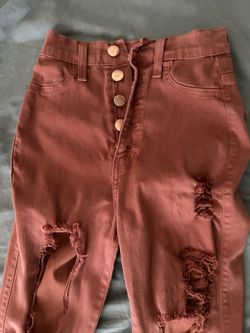 High waisted jeans