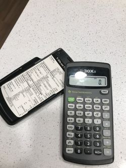 TI30 calculator
