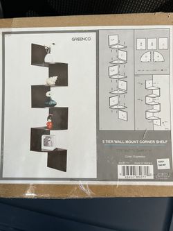 NEW Corner Shelves  Brown