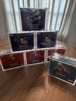 One Piece Booster Box Acrylics