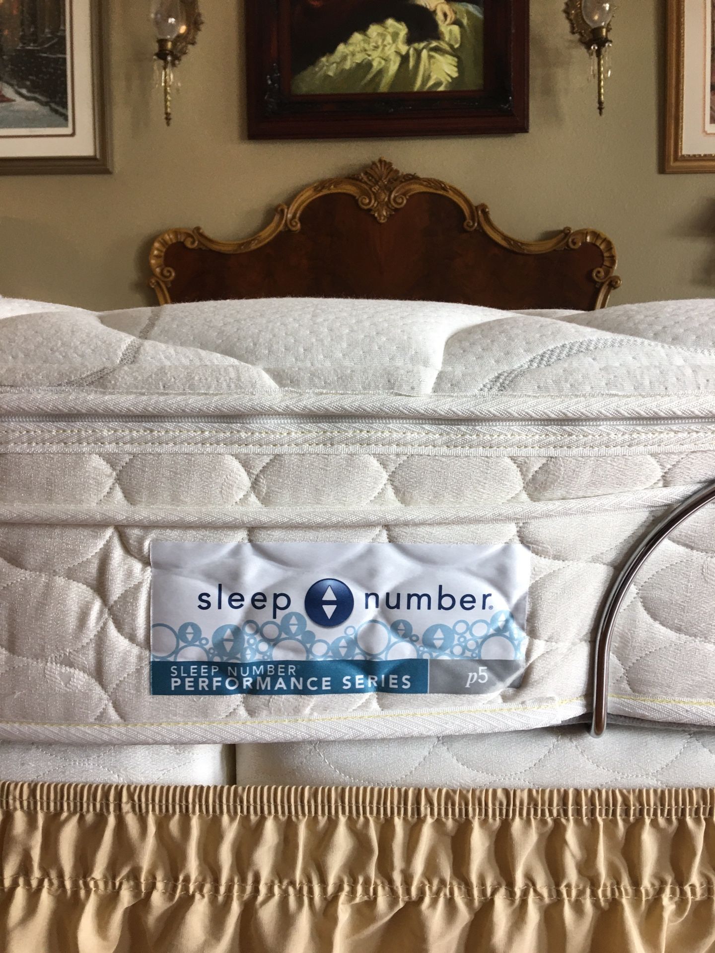 Sleep Number/Select Comfort King Bed Dual Air, P5 Cover, Remote & Pump
