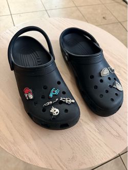 Croc sandals size 11 dark blue