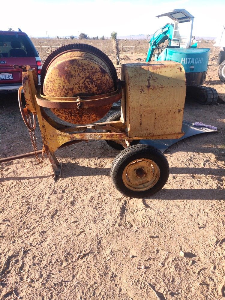 Gas Powered Concrete Mixer