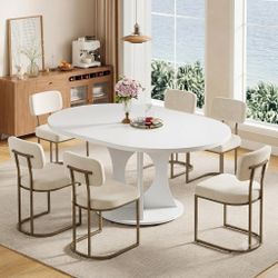 Brand new Extendable dining table with 6 chairs