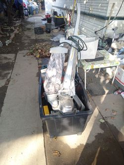 Kirby vacuum with Kirby arts tub full