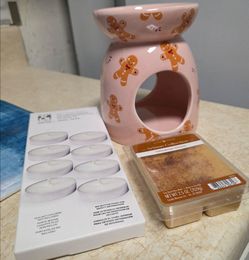 Ceramic gingerbread wax melt