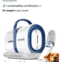 Brand New in Box - Oneisall Dog Grooming Kit and Pet Vacuum