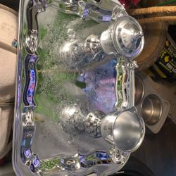 Silver Tray Set
