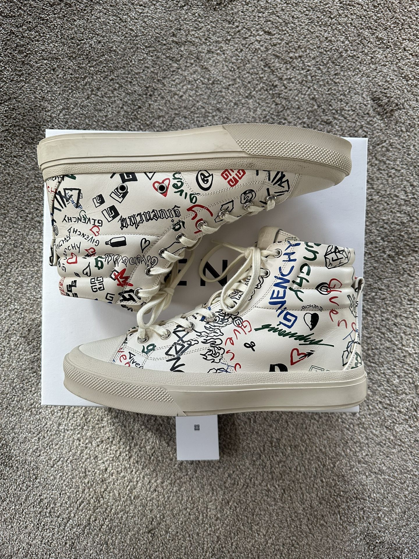 Givenchy City High Sneakers - Size 10