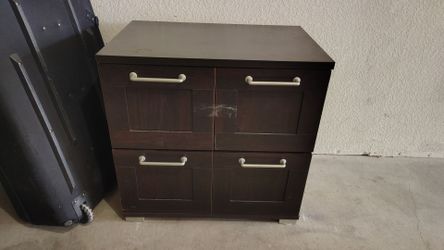 Espresso Filing Cabinet