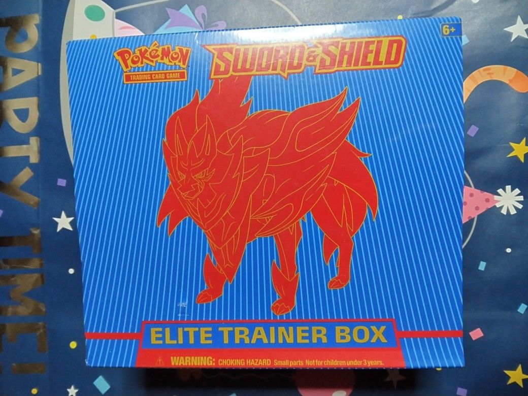 Sword And Shield Blue Box Elite Trainer Pokemon
