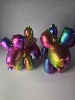 Mini balloon dog plush NEW  SET OF 2