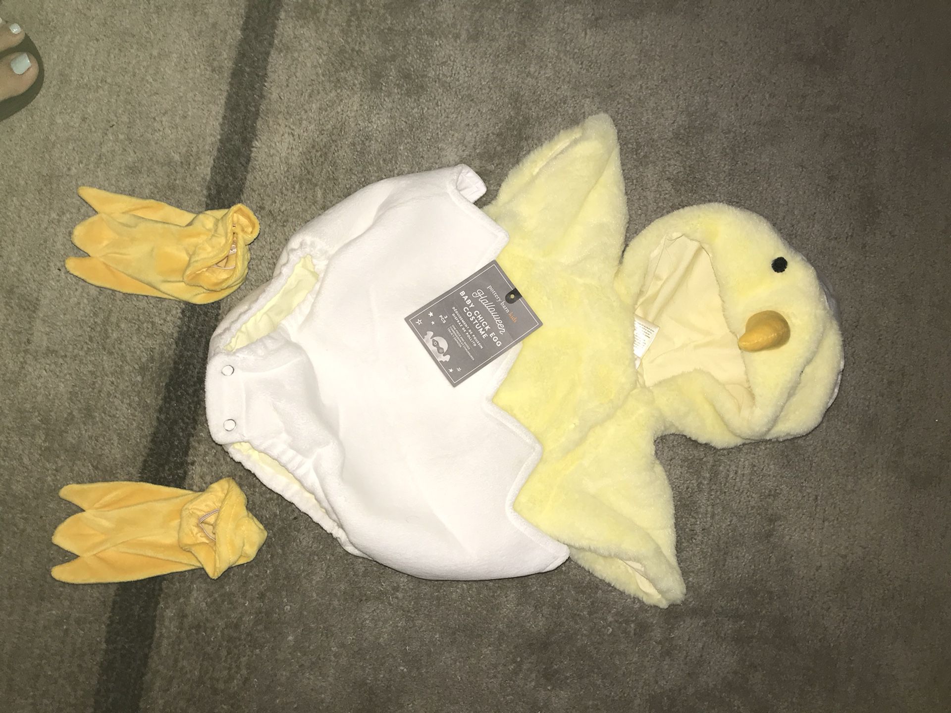 Baby Chick Egg Costume 0-6 Months