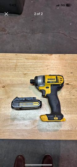 Dewalt Impact 20 V With Battery & Charger 
