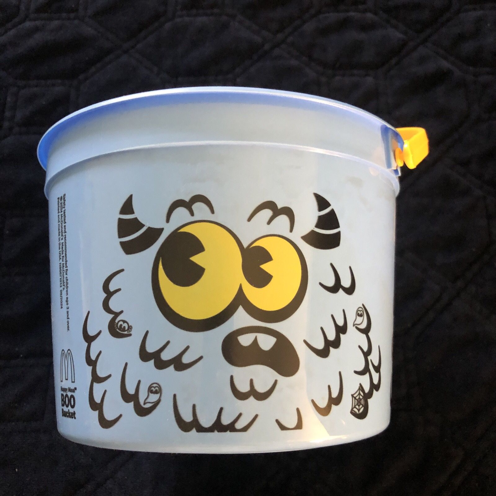McDonald's 2024 Halloween Boo Bucket - "McNuggula" Blue Monster Pail