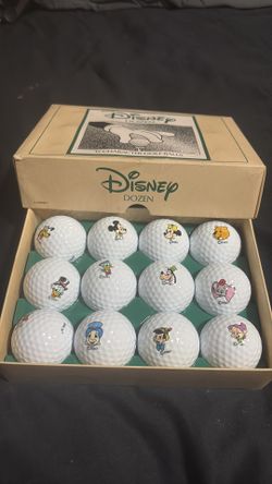 Disney 12 Character Golf Balls