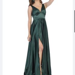 Green Size 10 Prom Dress