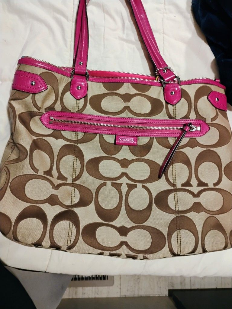 Coach Daisy Signature Emma Tote Handbag