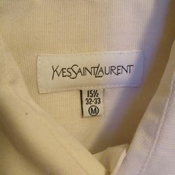 Ysl Dress Shirt Size M or 32 - 33 About 15 1/2