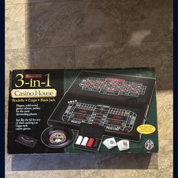 Game- Table Top Casino Games 3 in 1