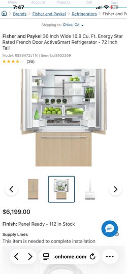 Range propane-gas / oven 48” , refrigerator panel ready