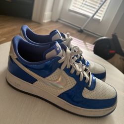 Nike Air Force 1 ‘07 LV8 ‘Light Blue Photon Dust Iridescent’ Size 13