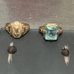 10k Gold Rings Stamped 