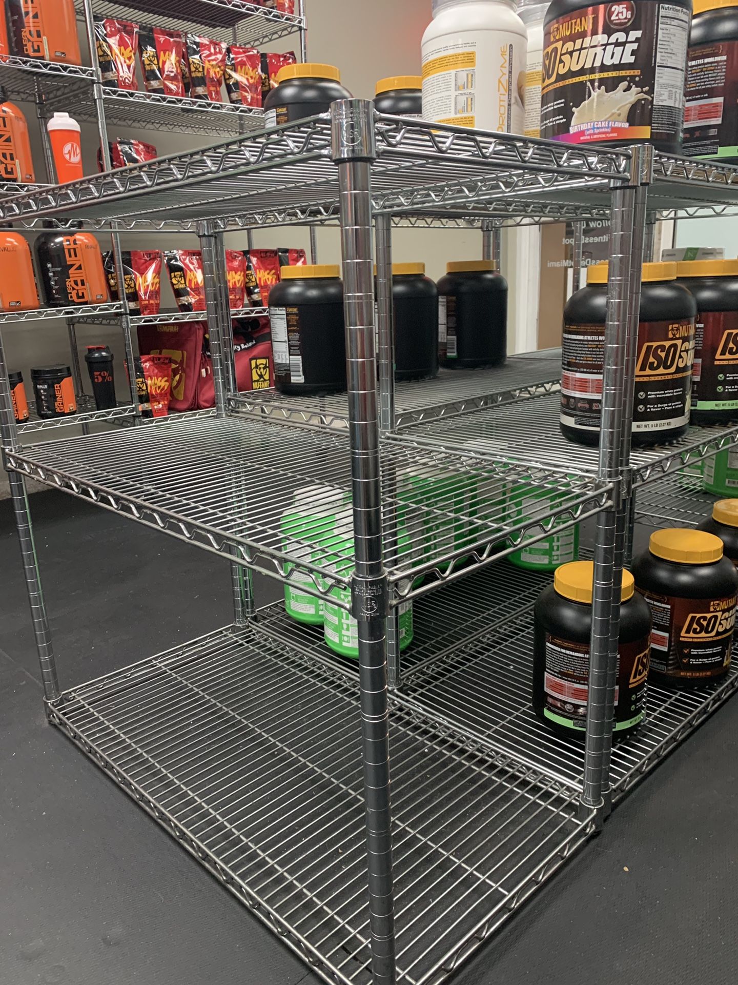 3 Shelf Aluminum Storage Rack