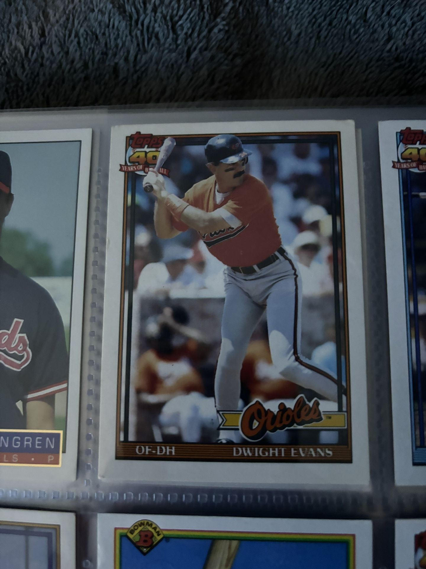 Topps #37T Dwight Evans Baltimore Orioles #MLB #baseballcard