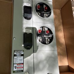 200A Dual Meter Panel