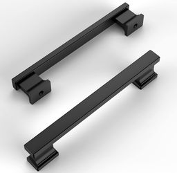 5” Matte Black Cabinet Handles 20 Pack