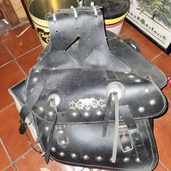 Leather Motorcycle Bag