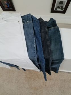 Levis and Guess jeans