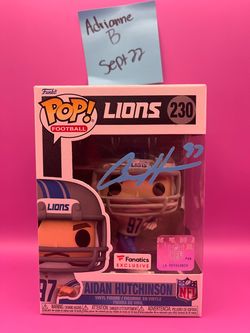 Detroit lions Aidan Hutchinson #230 signed funko