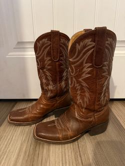 Brown Leather Cowboy Boots