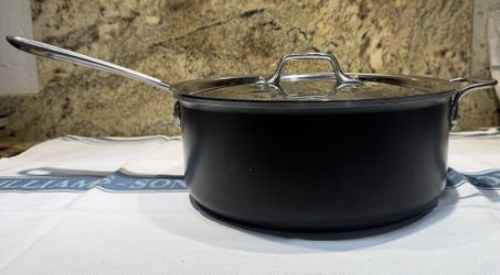 Rare All-Clad LTD 6 Quart Sauté Pan with Lid Very Good Condition 