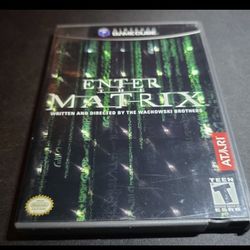 Enter the Matrix Black Label Nintendo Gamecube LN PERFECT CONDITION COMPLETE!