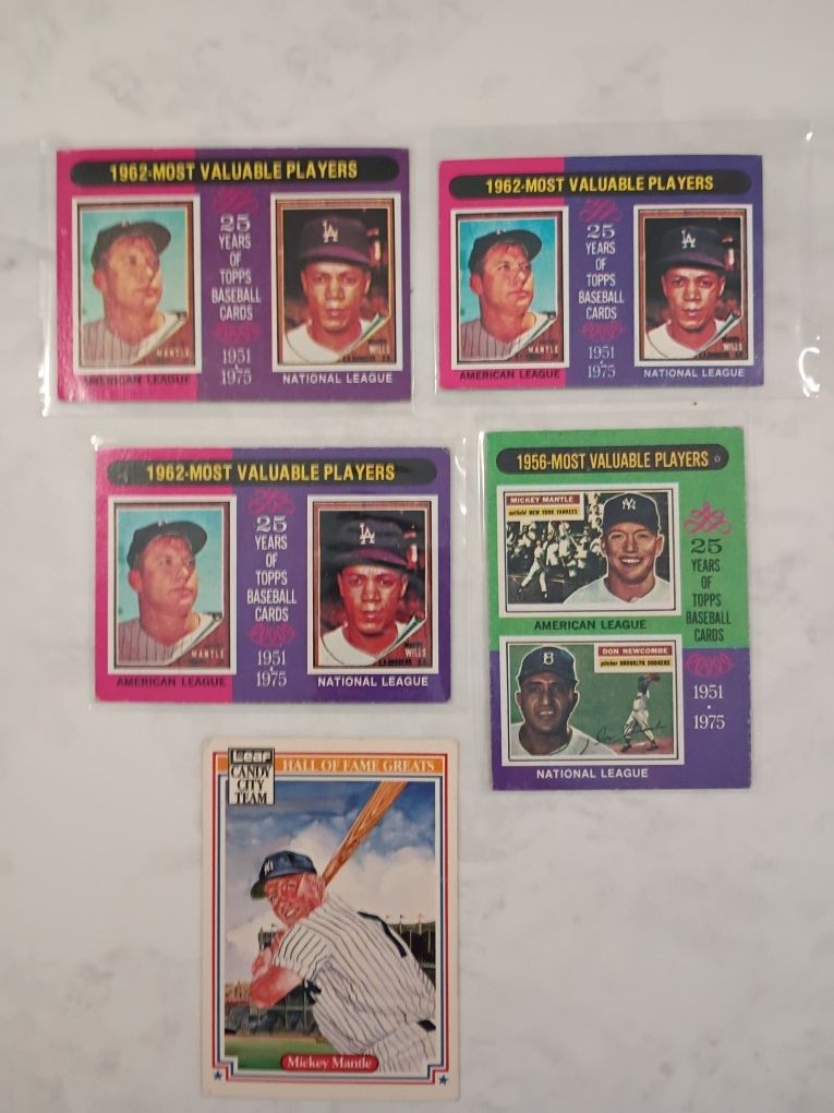Vintage Baseball Cards: Mantle