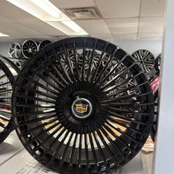 (Set of 4) 26’ Inch Cadillac Escalade  Wheels Rims 6x139.7 / Fits Tahoe / Yukon Brand New Gloss Black