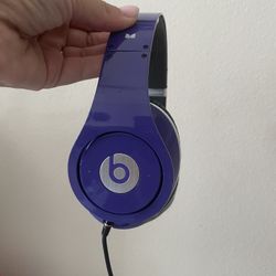 Purple Beats headphones 