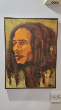 Oil Paint BOB MARLEY