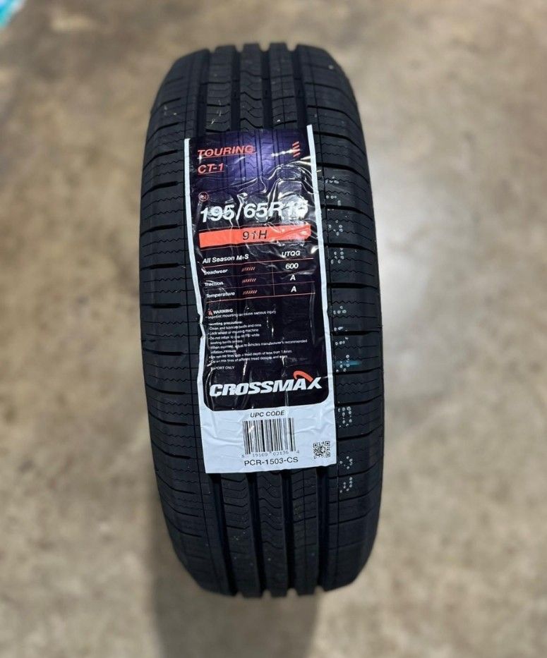 1956515 Crossmax long mileage Tires with free mount &balance 195-65-15 high quality 195/65/15