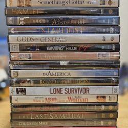 DVD movies for $3 each