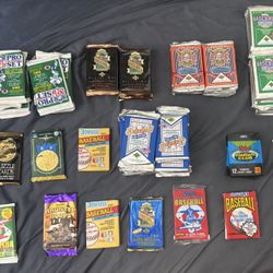 Sealed Baseball Cards Packs 90 To 93