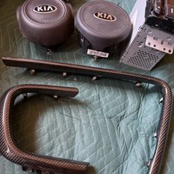 2013 Through 15 Kia  Optima Dashboard, Carbon Fiber Trim 