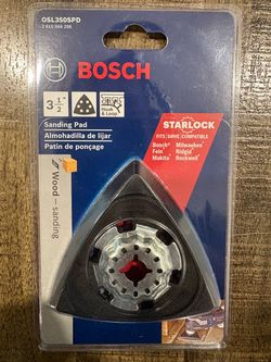 Bosch Starlock 3½″ Sanding Pad