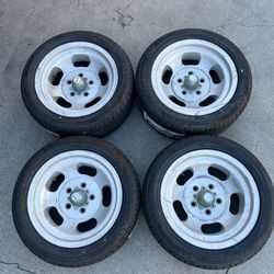 Chevy vintage rims and new tires