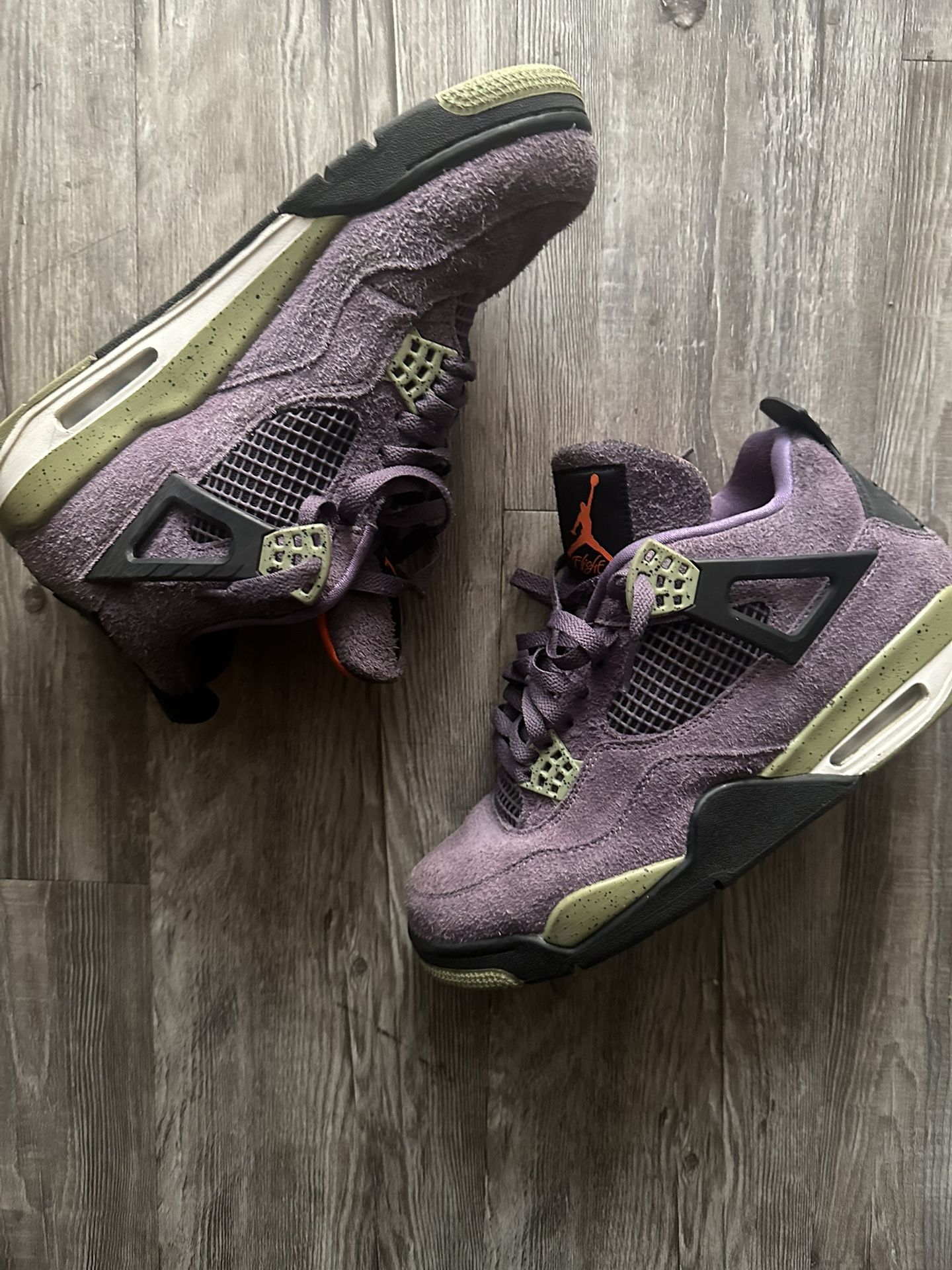 Canyon Purple Jordan 4s Sz 10m 11.5 W